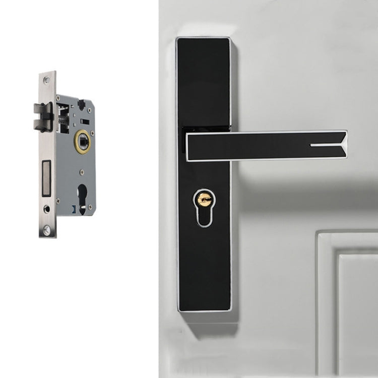 Mute Strong Magnetic Aluminum Alloy Interior Door Lock Door Bedroom Hardware Handle Lock, Black Gold Small 50 Lock Body, Black Silver Small 50 Lock Body, Black Silver Large 50 Lock Body Mute Strong Magnetic Aluminum Alloy Interior Door Lock Door Bedroom Hardware Handle Lock, Black Gold Small 50 Lock Body, Black Silver Small 50 Lock Body, Black Silver Large 50 Lock Body